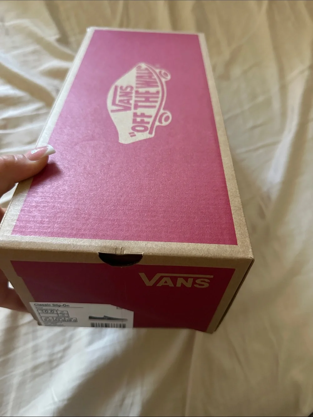 Vans Black & White Slip-On Loafer